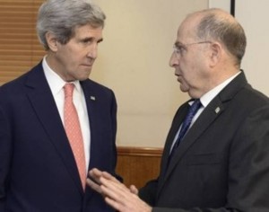 John Kerry and Moshe Ya'alon